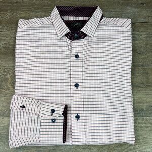COOGI Luxe Men’s Long Sleeve Button Down Shirt XL